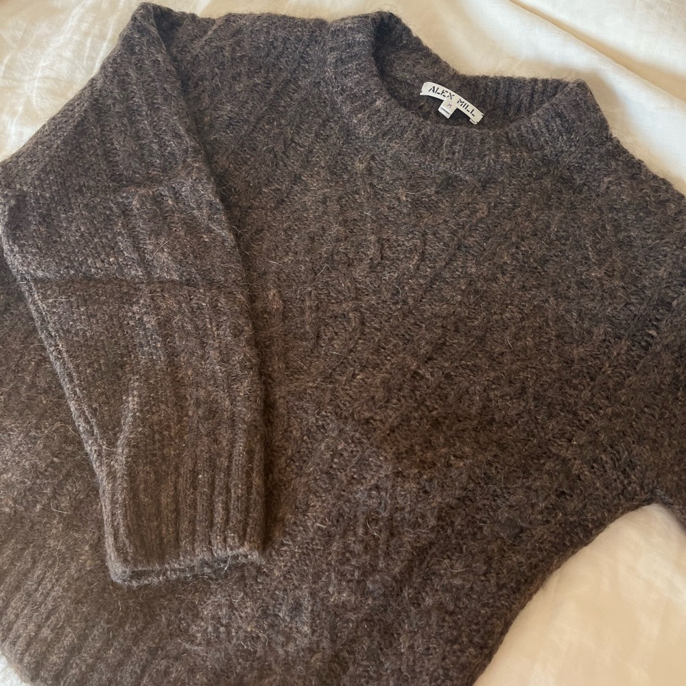 Alex Mill cable knit sweater